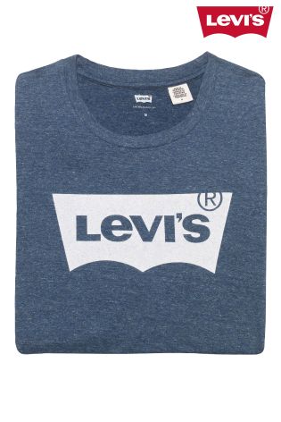 Levi's&reg; Blue Marl Batwing T-Shirt